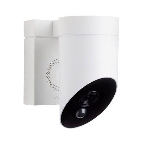 caméra extérieure Somfy blanche
