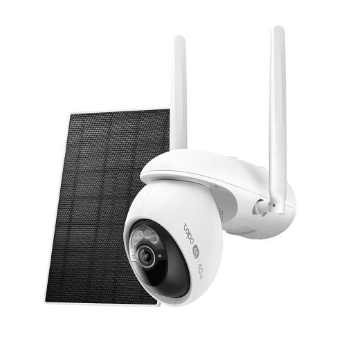 Détection intelligente par IA des personnes, véhicules et animaux par la caméra Tapo 4K 4G solaire.