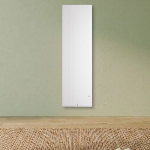 Radiateur connecté à inertie fonte THERMOR Kenya 5 vertical blanc 2000W