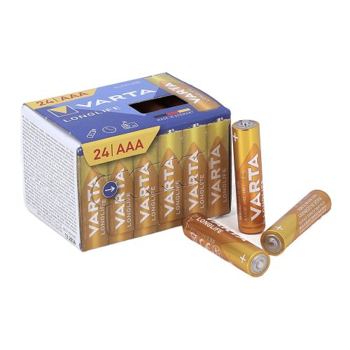 Pack de 24 piles AAA Varta Longlife
