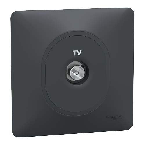 Schneider S260405 - PRISE TV SIMPLE - COLIS DE 10
