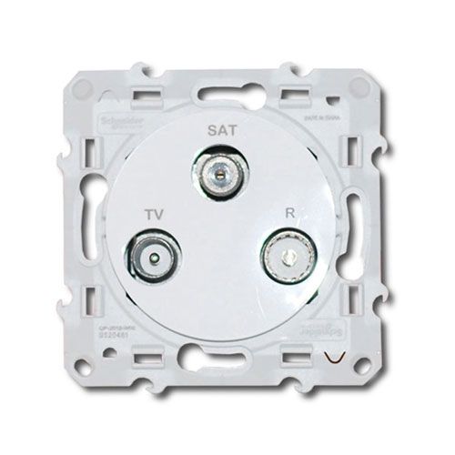 Prise TV/R/SAT Schneider Ovalis Sans Plaque - Bricolage