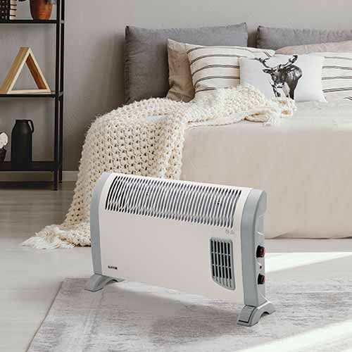 Supra Convecteur Quickmix 2 Turbo – Mobiler Heizlüfter 2000W, 2 Stufen, Thermostat, Frostschutz