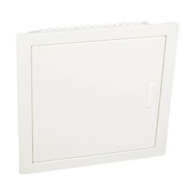 Coffret encastré LEGRAND 1 rangée 12+2 modules avec porte métal extra plate blanche