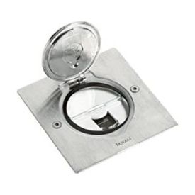 LEGRAND Mosaic Prise de sol RJ45 catégorie 6 FTP carrée inox brossé - 089761