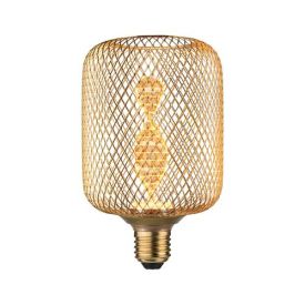 PAULMANN Ampoule LED filament E27 230V 4,2W 200lm 1800K GLOW ZYL laiton - 29084