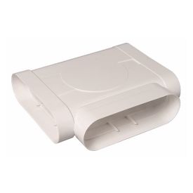 ALDES Minigaine té 90° horizontal D125mm 60x200 - 11023980