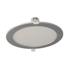 ARLUX Downlight LED extra plat à encastrer Saturn 230V 18W 1550lm 3CCT 220mm gris - 730071