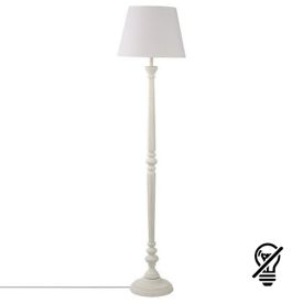 ATMOSPHERA Lampe sur pied E27 LEO 230V hauteur 156cm blanc - 124255