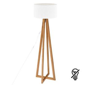 ATMOSPHERA Lampe sur pied E27 MOLU 230V hauteur 141cm bois naturel - 178923B