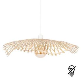 ATMOSPHERA Suspension bambou E27 TESS 230V diametre 58cm bois naturel - 202621