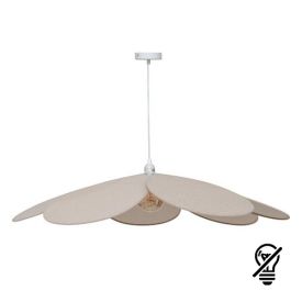 ATMOSPHERA Suspension pétale E27 NAYA 230V diametre 100cm beige - 202679