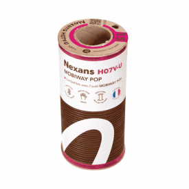 Fils électriques rigides H07VU 1.5² marron NEXANS Mobiway POP - Couronne de 100m