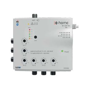 D-HOME Amplificateur répartiteur intérieur 1 entrée 6 sorties 6x23dB - 2435066