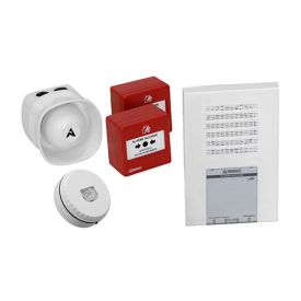 EATON Planète Kit alarme Type 4 1 boucle avec 2 Déclencheurs manuels 1 diffuseur lumineux 1 diffuseur sonore - NUG31998