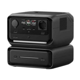 ECOFLOW Station électrique portable  RIVER 3 PLUS + Batterie supplémentaire intelligente EB300