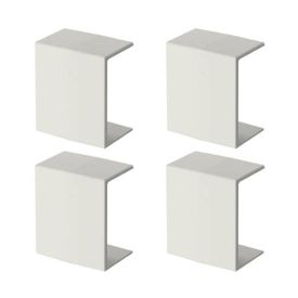 GGK Jonction pour moulure électrique 7x12mm blanc - lot de 4