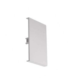 GGK Lot de 2 embouts de finition pour goulotte électrique 65x100mm blanc