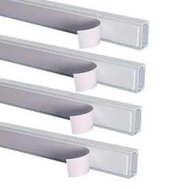 GGK Moulure électrique adhésive 15x30mm L.1,25m blanche - lot de 4 WS10211