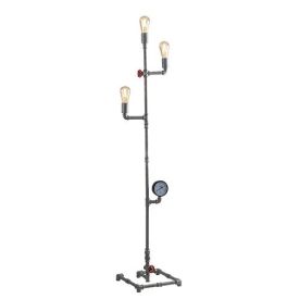 LUCE DESIGN Lampadaire E27 Amarcord 230V 159x31x31cm galvanisé - I-AMARCORD-PT3 ZN