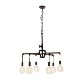 LUCE DESIGN Suspension E27 Amarcord 230V 120x58x58cm rouiller - I-AMARCORD-S6