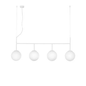 LUCE DESIGN Suspension E27 Baly 230V Ø20x150cm blanc - I-BALY-S4