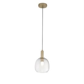 LUCE DESIGN Suspension E14 Brandy 230V Ø16x150cm or - I-BRANDY-S1