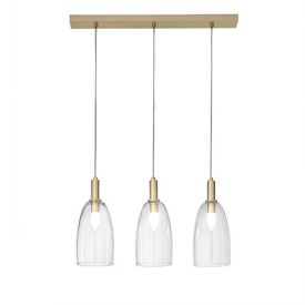 LUCE DESIGN Suspension E14 Brandy 230V 150x72x14cm or - I-BRANDY-S3