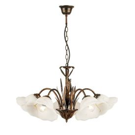LUCE DESIGN Suspension E27 Byron 230V 100x64x50cm rouiller - I-BYRON-5 RUG
