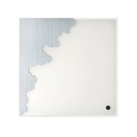 LUCE DESIGN Plafonnier LED Chic Wi-Fi 230V 58W dimmable 3140lm CCT 58x58x7,5cm chrome - I-CHIC-Q58-INT