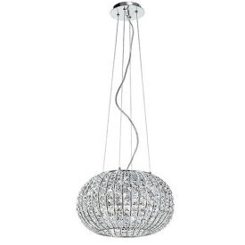 LUCE DESIGN Suspension E27 Concert 230V 135x45x28cm chrome - I-CONCERT-S5