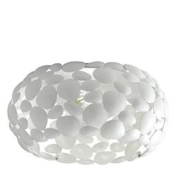 LUCE DESIGN Plafonnier E27 Dioniso 230V 16x35x35cm blanc - I-DIONISO-PL35-BCO