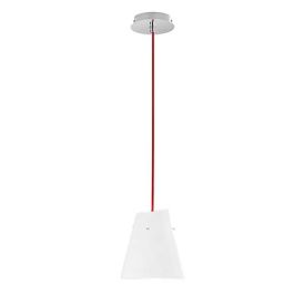 LUCE DESIGN Suspension E27 Ermes 230V 120x18x18cm blanc rouge - I-ERMES-S1