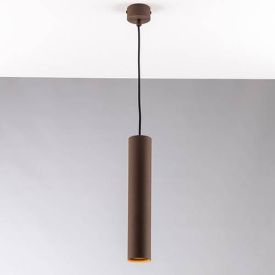 LUCE DESIGN Suspension GU10 Fluke 230V 200x6x6cm bronze - I-FLUKE-S30 BRO