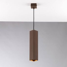 LUCE DESIGN Suspension GU10 Fluke 230V 200x6x6cm bronze - I-FLUKE-S30Q BRO