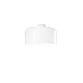 LUCE DESIGN Plafonnier E27 Gibus 230V Ø30x23cm blanc - I-GIBUS-PL30 BCO