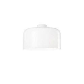 LUCE DESIGN Plafonnier E27 Gibus 230V Ø35x23cm blanc - I-GIBUS-PL35 BCO