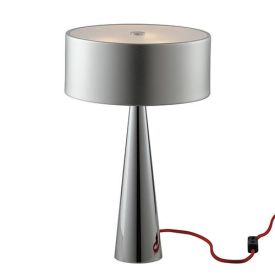 LUCE DESIGN Lampe de table G9 Heminguay 230V 40x25x25cm argent - I-HEMINGUAY-L SIL