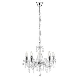 LUCE DESIGN Suspension E14 Houston 230V 120x44x42cm transparrent - I-HOUSTON-S5 TR
