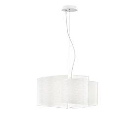 LUCE DESIGN Suspension E27 Joyce 230V 120x45x25cm blanc - I-JOYCE-S3