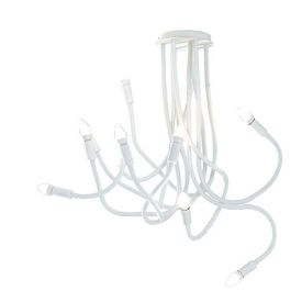 LUCE DESIGN Plafonnier E14 Lover nonuple 230V 150x120x120cm blanc - I-LOVER-9-BCO