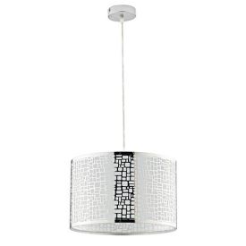 LUCE DESIGN Suspension E27 Maya 230V 100x35x35cm chrome - I-MAYA-S35