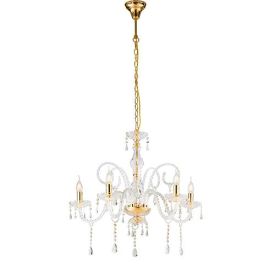 LUCE DESIGN Suspension E14 Monalisa 230V 145x70x70cm or - I-MONALISA-5