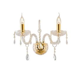 LUCE DESIGN Applique E14 Monalisa 230V 40x34x18cm or - I-MONALISA-AP2