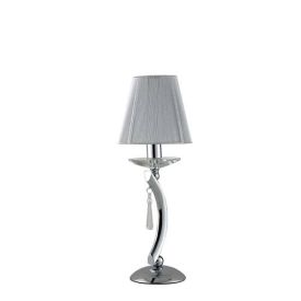 LUCE DESIGN Lampe de table E14 Orchestra 230V 45x15x15cm chrome - I-ORCHESTRA-L1
