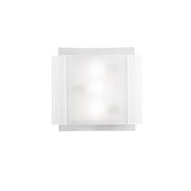 LUCE DESIGN Plafonnier E27 Righe 230V 38x35x7cm blanc - I-RIGHE-PL40