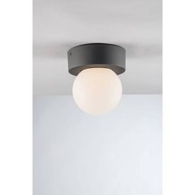 INTEC Plafonnier E27 Skittle 230V Ø18x19,2cm anthracite - I-SKITTLE-PL