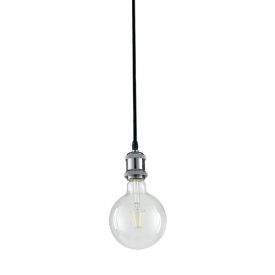 INTEC Suspension de rail E27 Track 230V Ø5x15,3cm chrome - I-TRACK-CLOCK-CR