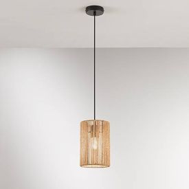 LUCE DESIGN Suspension E27 Tropikana 230V Ø18x177,5cm corde - I-TROPIKANA-S18