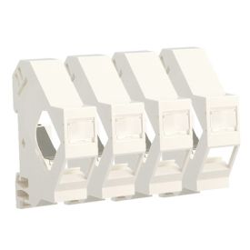 IKEPE Lot de 4 supports modulaires pour connecteurs RJ45